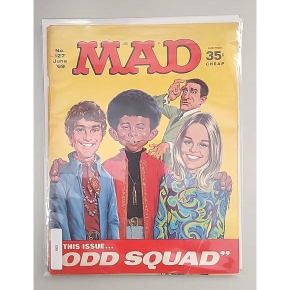 1969 MAD Magazine June No. 127 Odd Squad M665 - Picture 10 of 10
